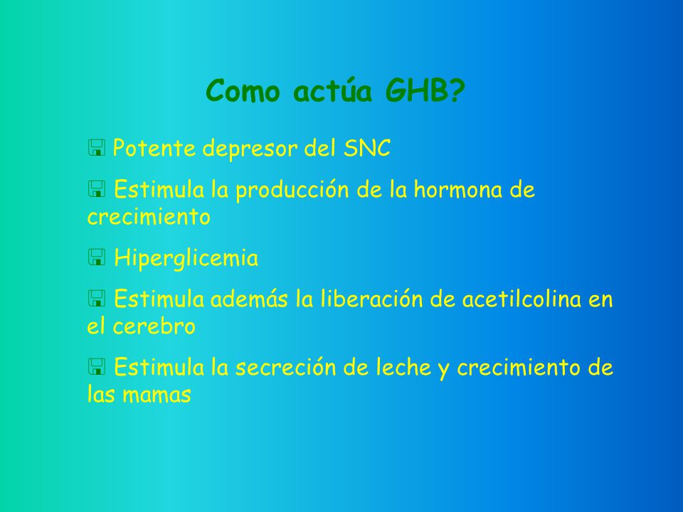la hormona ghb potencia una erección